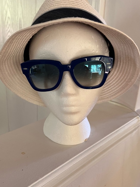 Ray-Ban Accessories - Ray-Ban Women's Deep Blue Square Sunglasses